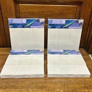 Artist's Loft - Lot Of 4 Mix Sizes - Back-Stapled Deep Edge Canvas - 4x12 & 4x4